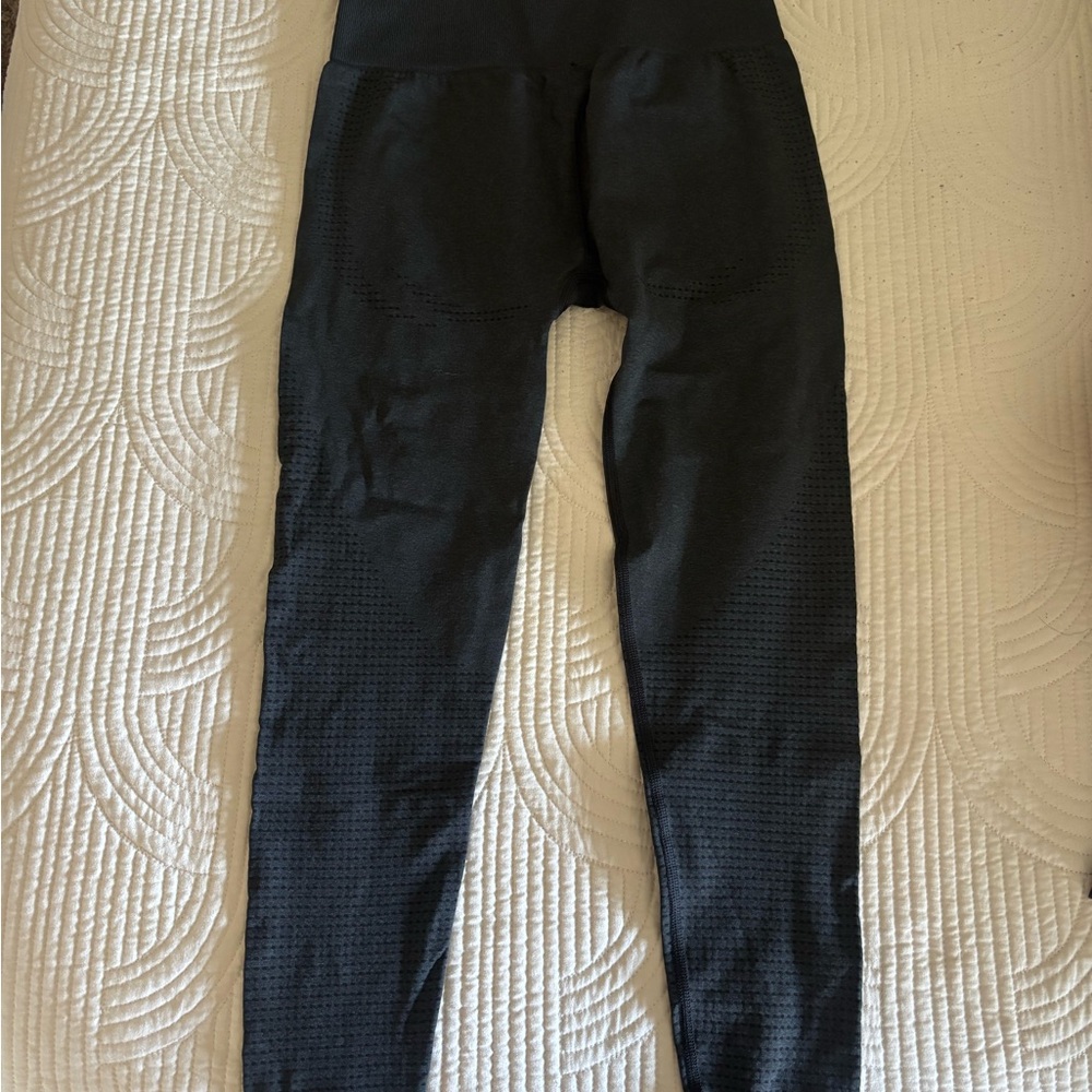 Gymshark Vital Seamless Leggings in black marl